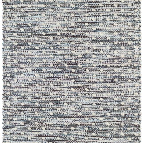 Hobnail Handwoven Performance Rug | Blue