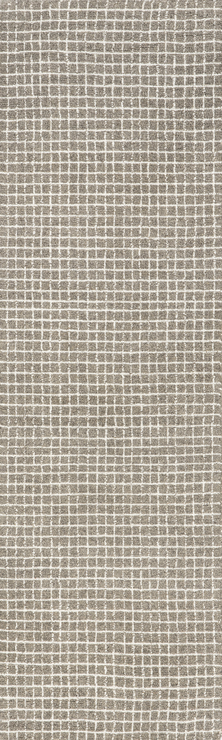 d87ac657bd7a0d1236861d1b5e48e4fa354fc85c_4dccad4a-1c8e-41e4-9e46-584b80322b34 Isolated view of Grey Runner Melrose Checked Rug, showcasing its design
