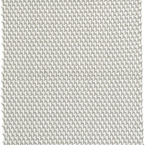 Two-Tone Rope Handwoven Indoor/Outdoor Rug | Platinum/White