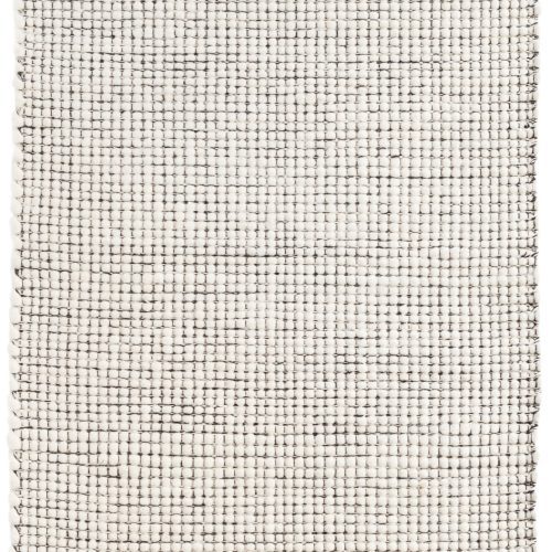Network Handwoven Wool Rug | Black