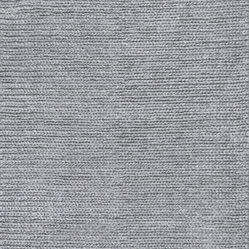 Isolated view of Light Blue Rectangle Softest Knit Wool Rug, showcasing its design