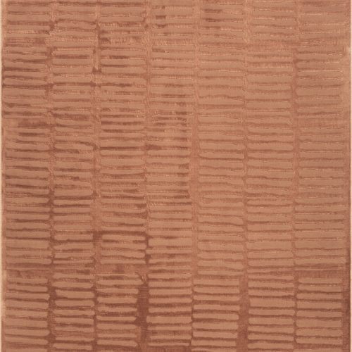 Isolated view of Rose Rectangle Cranbury Plush Textured Washable Rug, showcasing its design