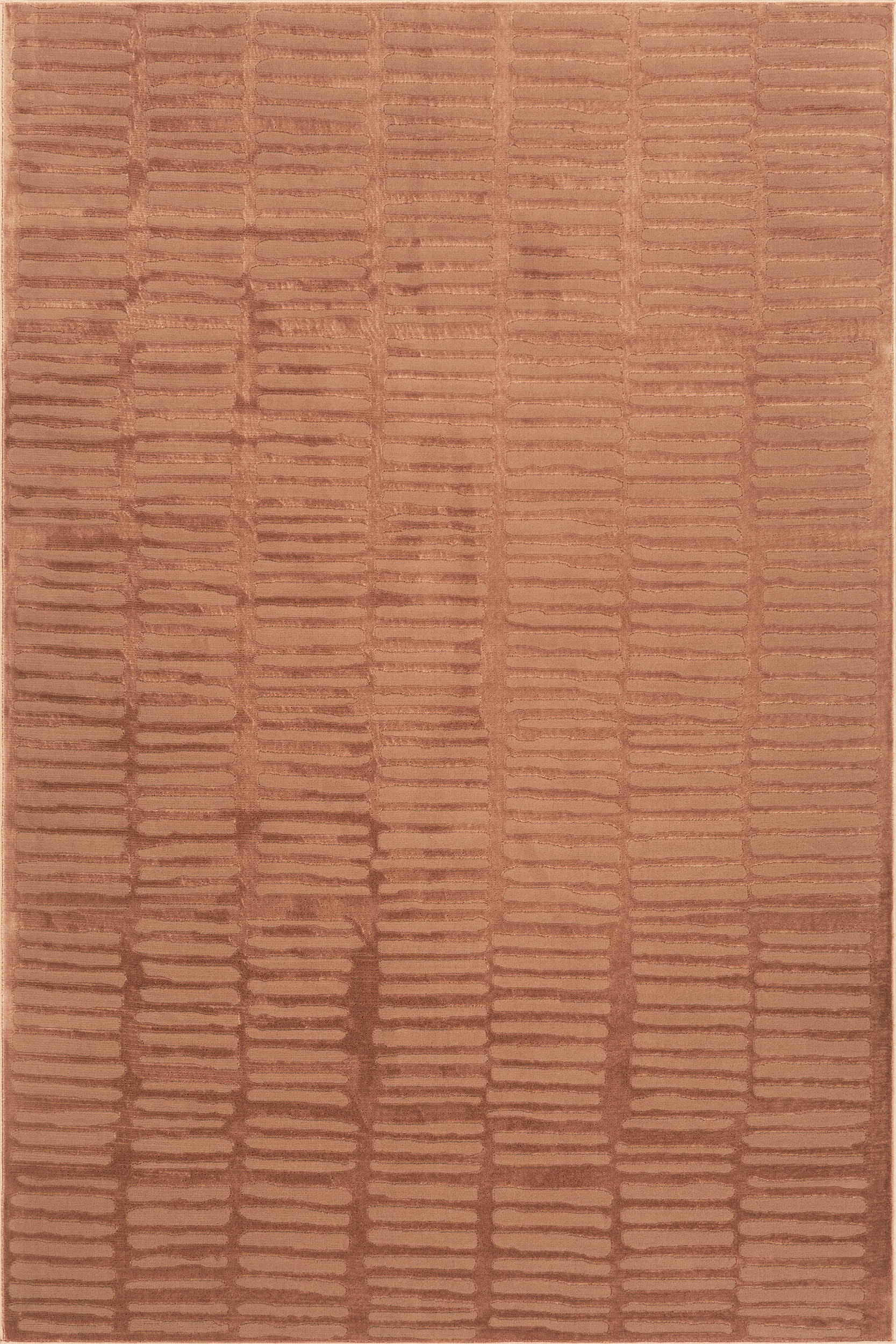 fc465f62d44cb2a21af05e36aa2d0c3d4e0106d1 Isolated view of Rose Rectangle Cranbury Plush Textured Washable Rug, showcasing its design
